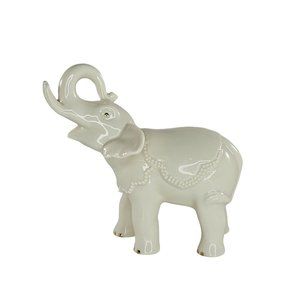 Lenox Touch of Luck Elephant Figurine Trunk Up